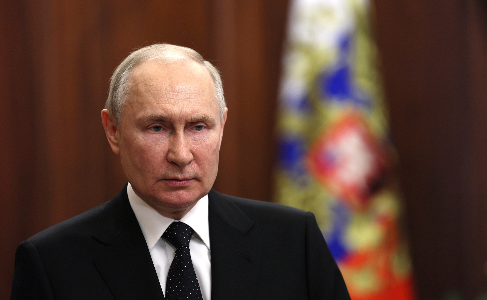 Президент РФ Владимир Путин выступил с обращением к гражданам России