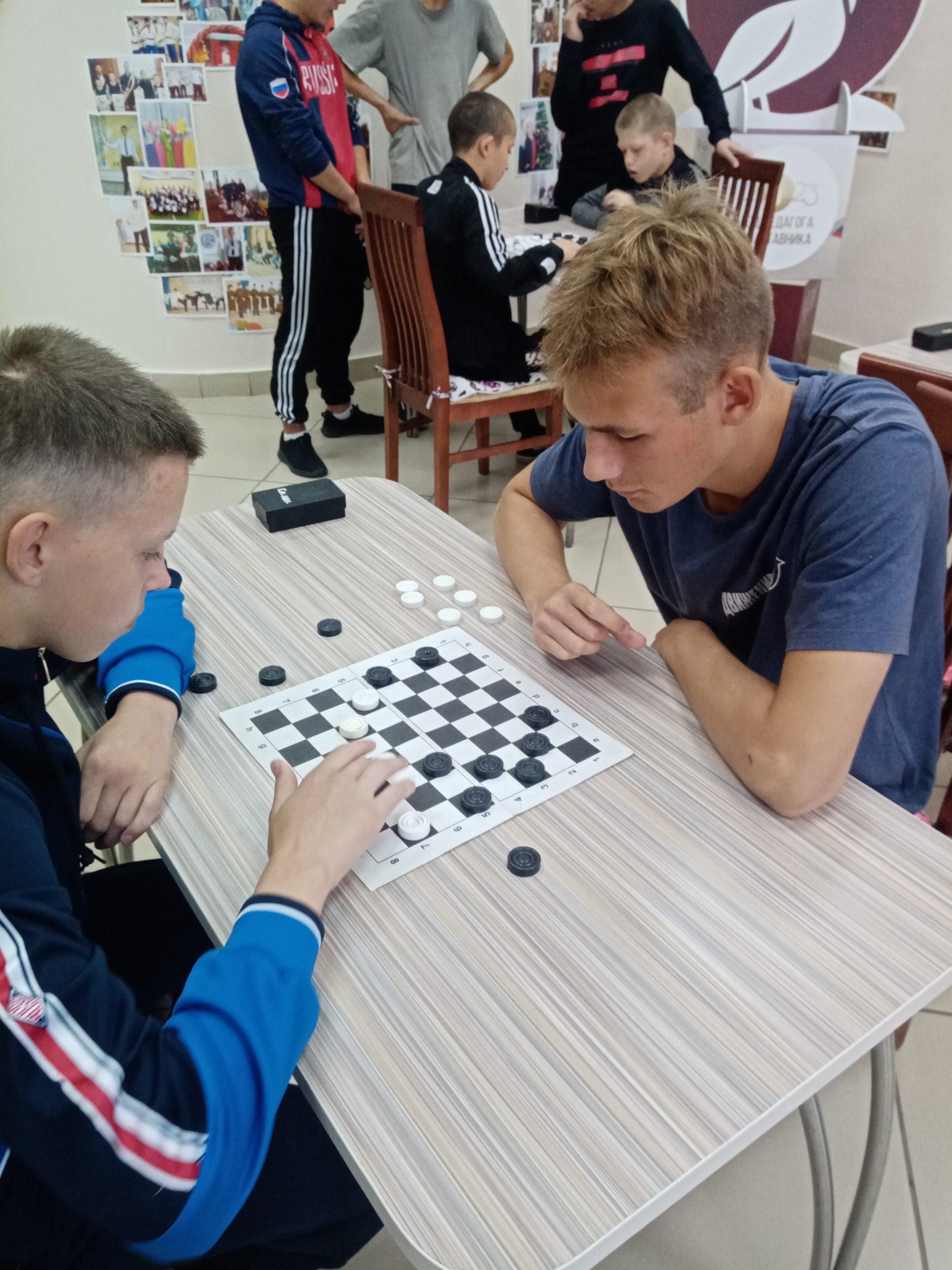 В Орловском СУВУ состоялся турнир по шашкам