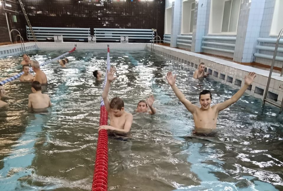 Воспитанники Орловского СУВУ посещают занятия по плаванию
