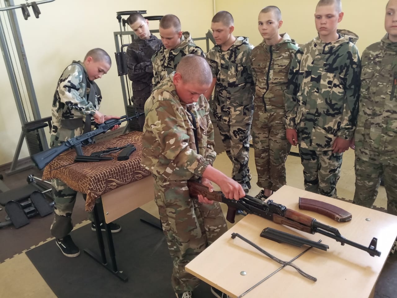 В Орловском СУВУ проводятся военно-полевые сборы