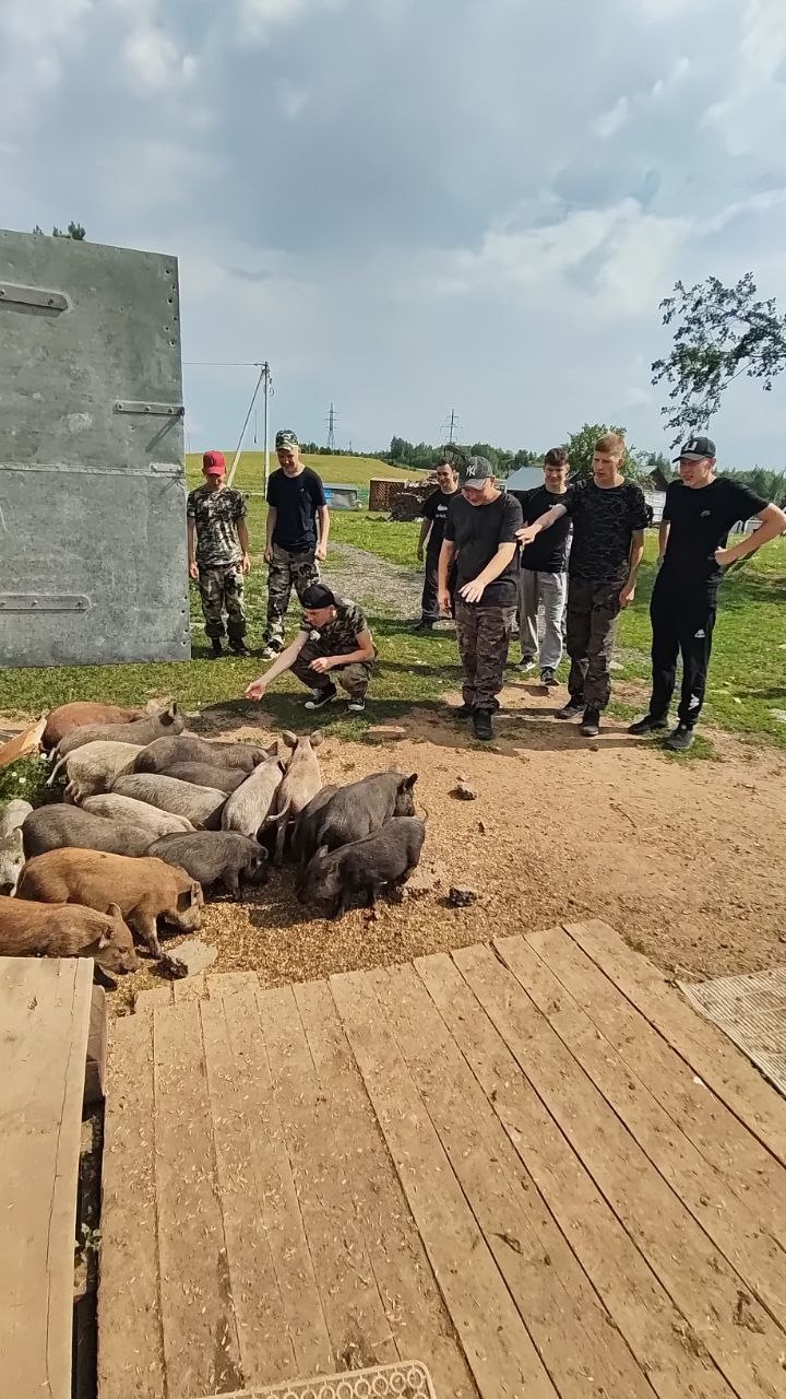 Воспитанники Орловского СУВУ посетили Савков Хутор