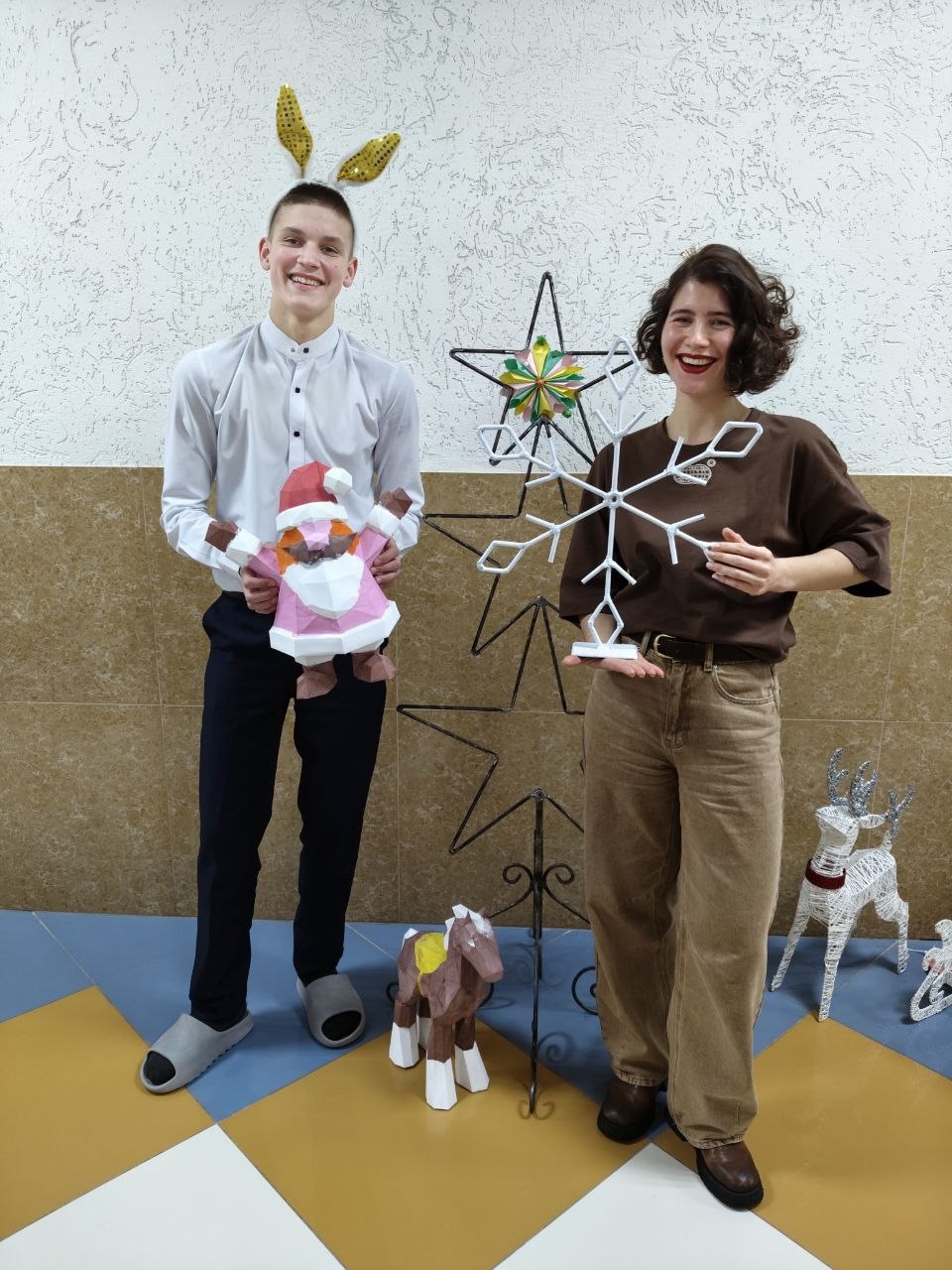 Цифры в стихах, фигуры в руках