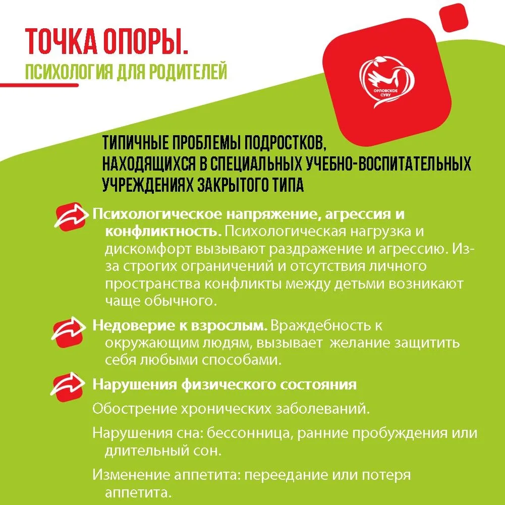 #ТочкаОпоры Ребенок в СУВУ: как не потерять связь и стать опорой