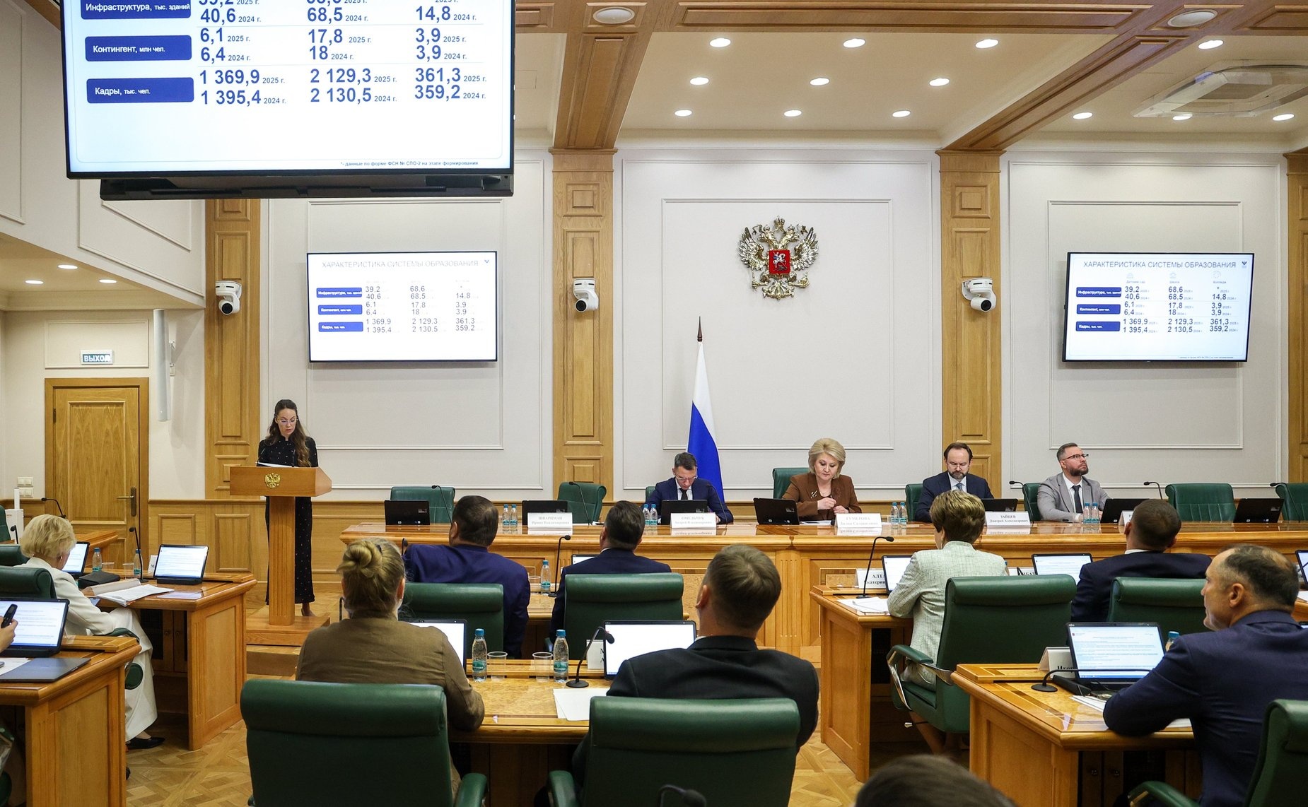 Ирина Шварцман приняла участие в заседании Комитета Совета Федерации по науке, образованию и культуре