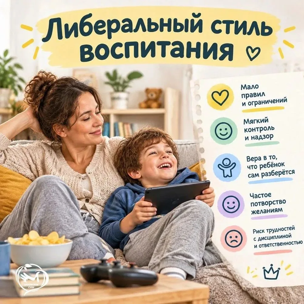 Либеральный стиль воспитания: любовь без берегов